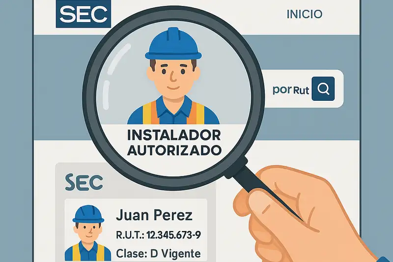 Cómo Verificar un Instalador SEC Clase D por RUT: Guía 2025